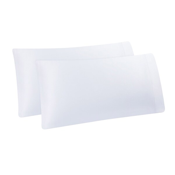 Monarch Brands Aston & Arden Tencel Pillowcase Standard, White, 2PK P-SS-SP-400-WH - main
